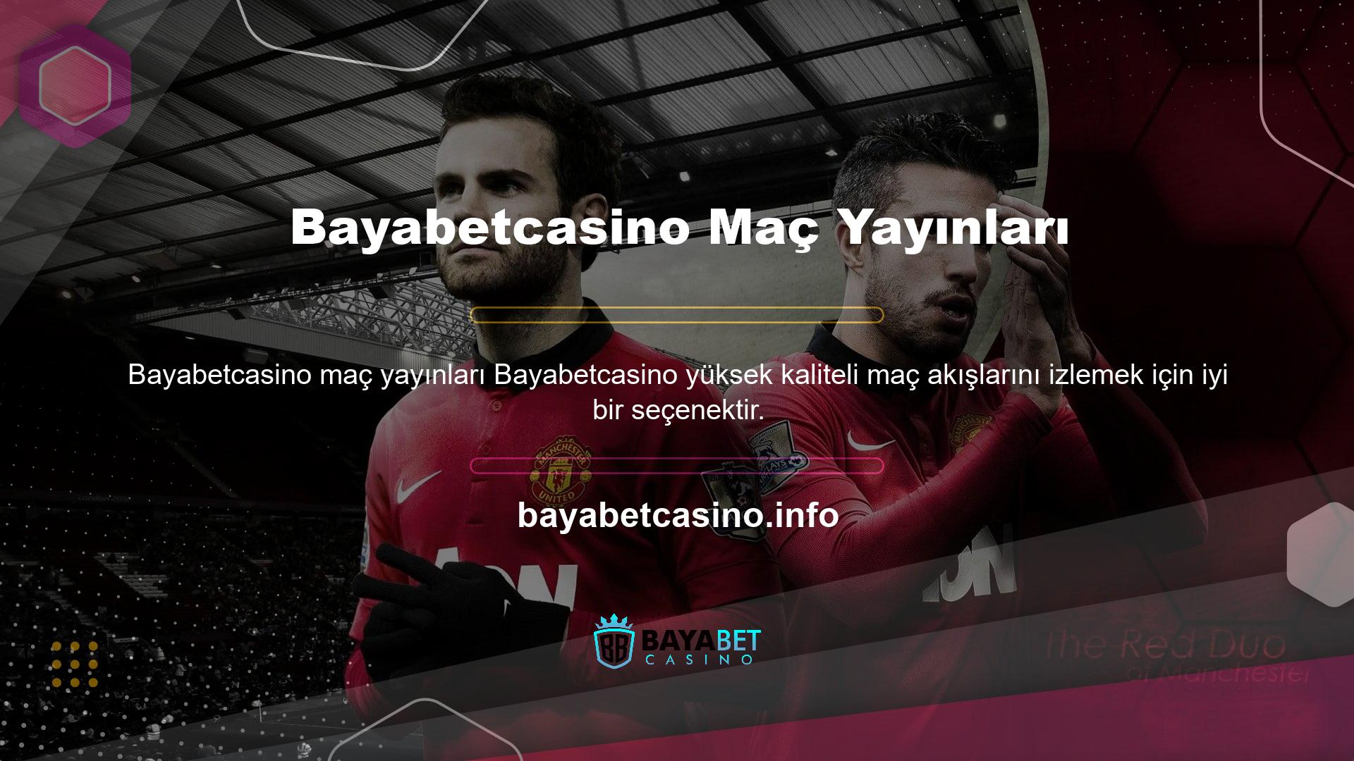 Bayabetcasino canlı izleme hizmetini kullanırken başka bir şey hakkında endişelenmeden bir oyuna odaklanabilirsiniz