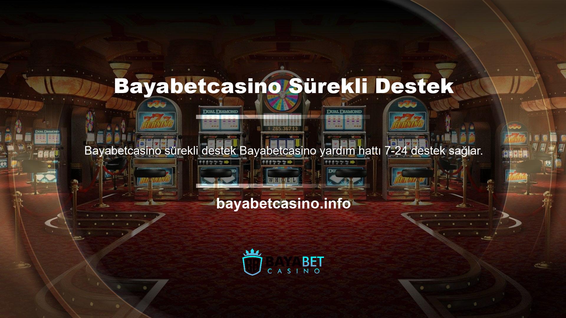 Bayabetcasino bahisleri bahis endüstrisinin önde gelen isimlerinden biridir ve sağlam bir oyundan daha fazlasını alacaksınız